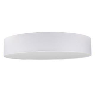 Doneo Plafonnier 4xE27 Max.25W Métal Blanc/Tissu Blanc