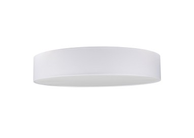 Doneo Plafonnier 4xE27 Max.25W Métal Blanc/Tissu Blanc