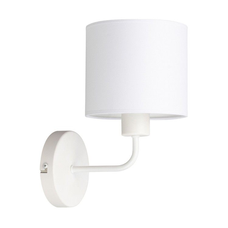 Tomi Applique 1xE27 Max.40W Métal Blanc/Tissu Blanc Tomi Applique 1xE27 Max.40W Métal Blanc/Tissu Blanc