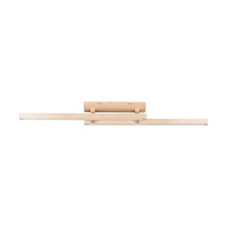 Smal Plafonnier 2xLED 24V Intégrée, 22,5W Bois de Bouleau