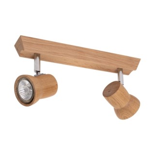 Venla Plafonnier Incl. 2xLED GU10 5W Chêne Huilé