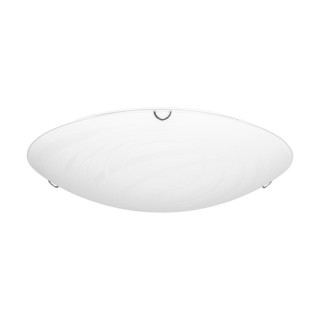 Sydney Plafonnier Incl. 1xLED 18W 1650lm 2700K Métal Chromé/Verre Blanc