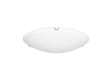 Sydney Plafonnier Incl. 1xLED 18W 1650lm 2700K Métal Chromé/Verre Blanc