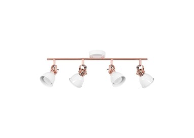 Anita Plafonnier 4xGU10 Max.50W Métal Cuivré/Métal Blanc