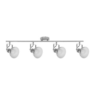 Spot de Rail Edit, 4 lampes, E27, chrome Classe d'efficacité énergétique : A + + – E