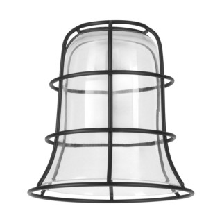 Chicka Lampe Suspendue 3xE27 max. 60W Bois de Bouleau/Métal Noir/Verre Transparent