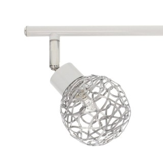 Virgo Plafonnier 4xG9 Max.40W Métal Blanc/Métal Chromé