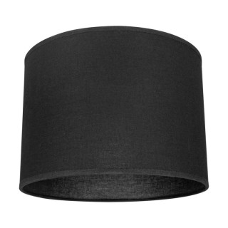 Tamara Lampe de Table 1xE27 40W Métal Noir/Tissu Noir