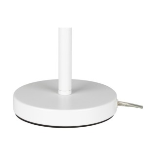 Tamara Lampe de Table 1xE27 40W Métal Blanc/Tissu Blanc