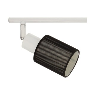 Carla Plafonnier 4xE14 Max.9W Métal Blanc/Tissu Noir