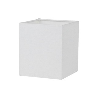 Inger Lampe de Table 1xE27 Max.25W Bois de Hêtre couleur Noyer/Câble PVC Noir/Tissu Blanc