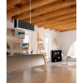 Illumina Suspension Incl.1xLED 28W Métal Noir