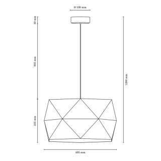 Finja Suspension 1xE27 Max.60W Bois de Hêtre couleur Noyer/Câble Blanc/Tissu Blanc