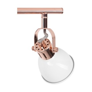 Anita Plafonnier 3xGU10 50W Métal Cuivré/Métal Blanc
