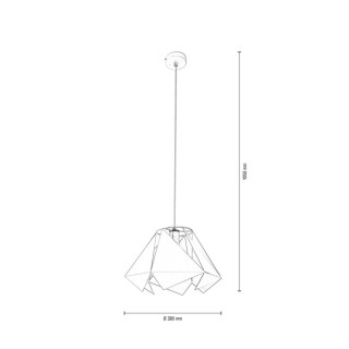 Moderne Lampe suspension 1 x 60 W/E27 Kite 9820102 Spot Light