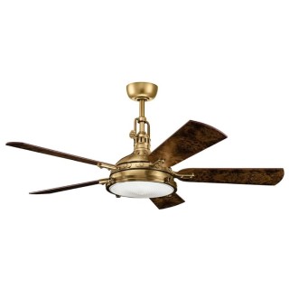 Hatteras Bay - 56in / 142cm Fan - Laiton antique bruni