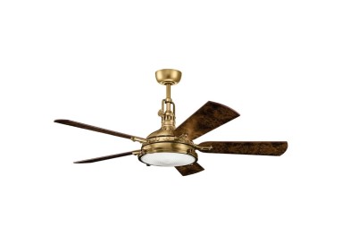 Hatteras Bay - 56in / 142cm Fan - Laiton antique bruni