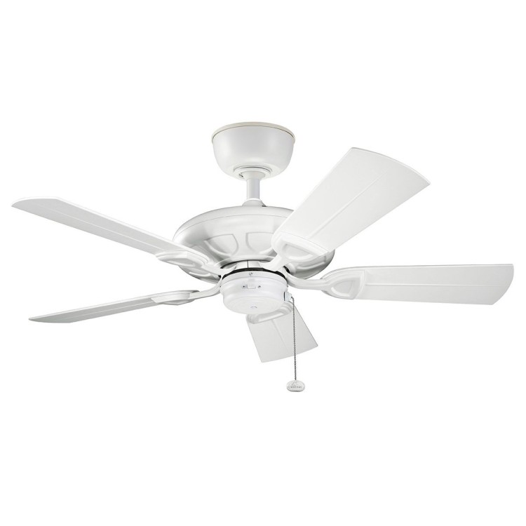 Kevlar - 42in / 107cm Fan - Blanc mat Kevlar - 42in / 107cm Fan - Blanc mat