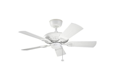 Kevlar - Ventilateur 42in Blanc Mat - Elstead Lighting