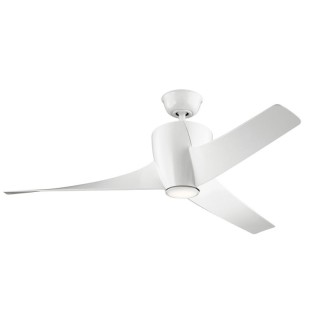 Phree - 56in / 142cm Fan - Blanc, Luminaire, Elstead