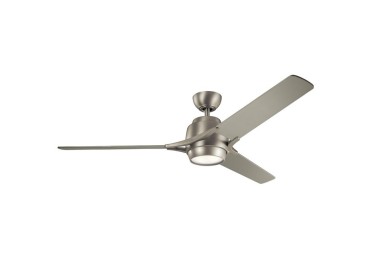 Zeus - Ventilateur 152cm - Nickel brossé - Elstead Lighting