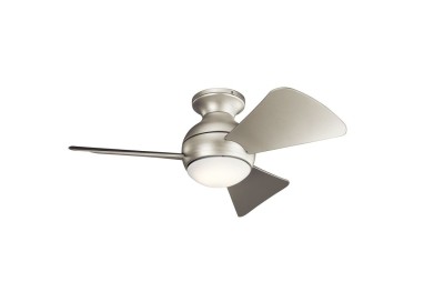 Sola - 34in / 86cm Fan - Nickel brossé