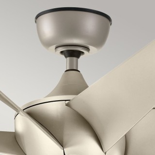 Lehr II - 54in / 137cm Fan - Argent satiné antique
