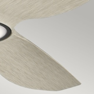 Imari - 65in Ventilateur - Satin Noir Elstead Lighting