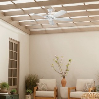 Kevlar - Ventilateur 42in Blanc Mat - Elstead Lighting