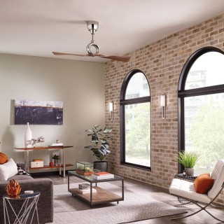 Link - 54in / 137cm Fan - Nickel Poli