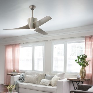 Phree 142cm Fan Nickel brossé - Elstead Lighting