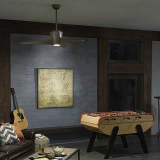 Phree 142cm Fan Nickel brossé - Elstead Lighting