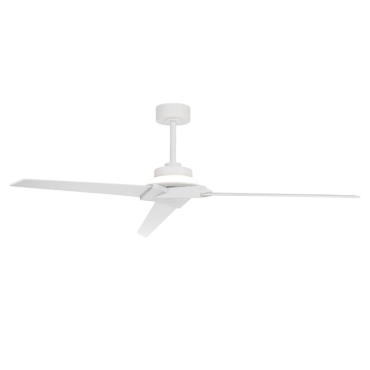 Ventilateur 40W LED 20W BRISA Blanc