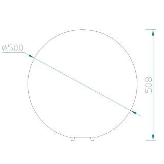 Lampe de sol IP65 AVORIAZ Blanc