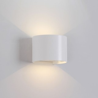 Applique d'extérieur LED IP54 DAVOS Sable blanc