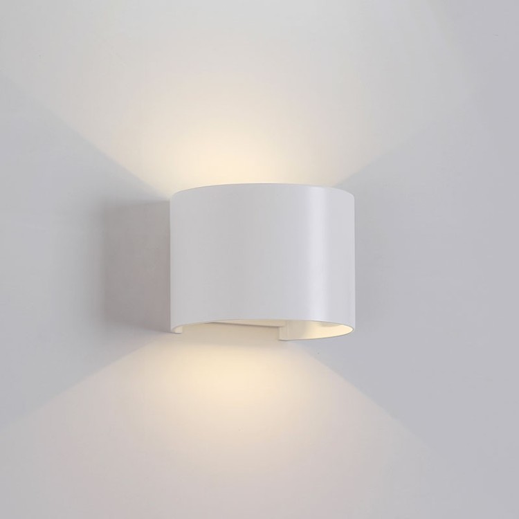 Applique d'extérieur LED IP54 DAVOS Sable blanc