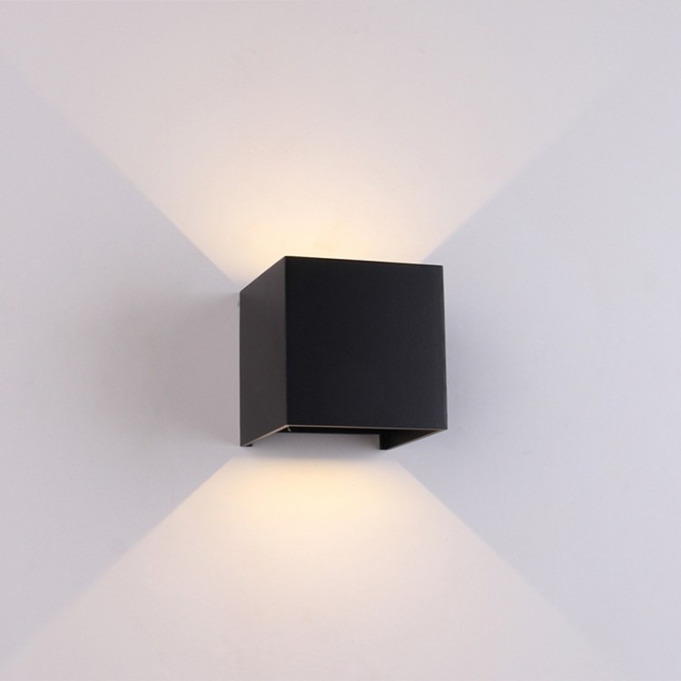 Applique d'extérieur LED IP54 DAVOS Sable noir
