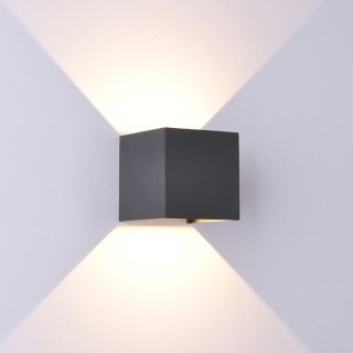Applique d'extérieur LED IP54 DAVOS Gris foncé