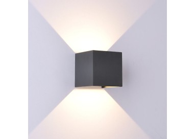 Applique d'extérieur LED IP54 DAVOS Gris foncé