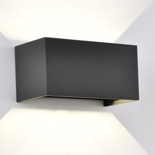 Applique d'extérieur LED 4x6W 3000K IP54 DAVOS Gris foncé