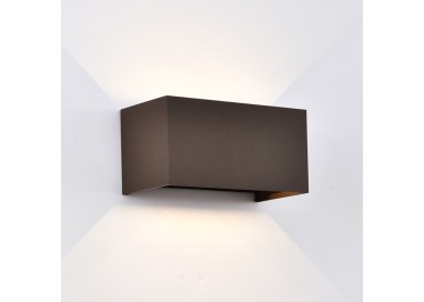 Applique d'extérieur LED 4x6W 3000K IP54 DAVOS Corten