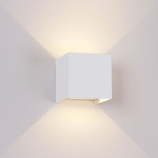 APPLIQUE EXTÉRIEURE LED* 2*6W 2700K DIM BLANC DAVOS Blanc