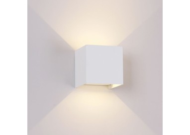 APPLIQUE EXTÉRIEURE LED* 2*6W 2700K DIM BLANC DAVOS Blanc