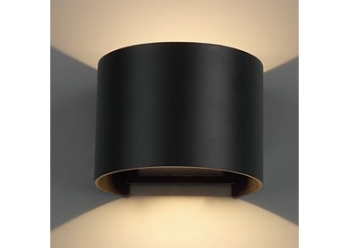 APPLIQUE D'EXTÉRIEUR LED R.* 2*6W 2700K DIM NOIR DAVOS Noir