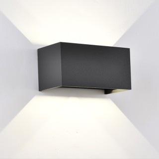 APPLIQUE D'EXTÉRIEUR LED* 4*6W 2700K DIM NOIR DAVOS Noir