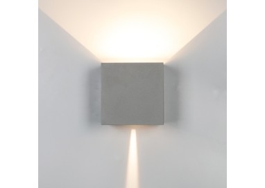 APPLIQUE D'EXTÉRIEUR LED* 2*10W 2700K DIM GRIS FONCÉ DAVOS Gris foncé