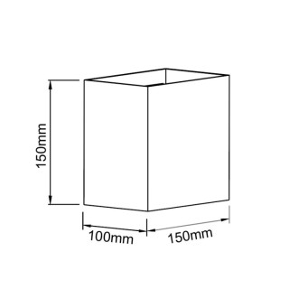 APPLIQUE MURALE LED 20W 3000K DIM OR DAVOS Or