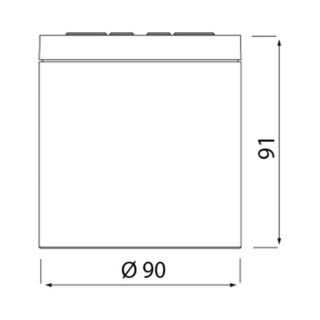 Plafonnier d'extérieur GU10 1 lumière IP54 KANDANCHU Gris foncé