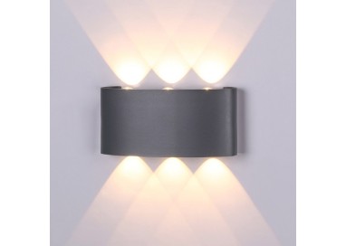 Applique d'extérieur LED IP54 ARCS Gris foncé