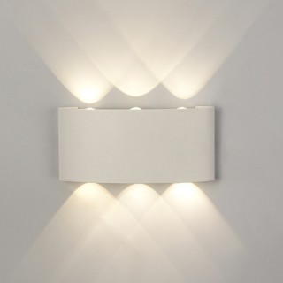 Applique d'extérieur LED IP54 ARCS Sable blanc